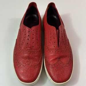 Rag & bone leather slip on spectators, size 38, VGUC